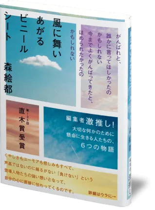 『風に舞いあがるビニールシート』の書影