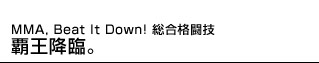 Number�Վ������uMMA,Beat It Down!�����i���Z �e���~�ՁB�v