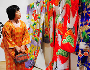振袖の展示