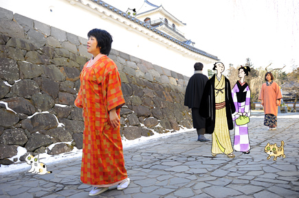 麻之助さんたちも白石遊山